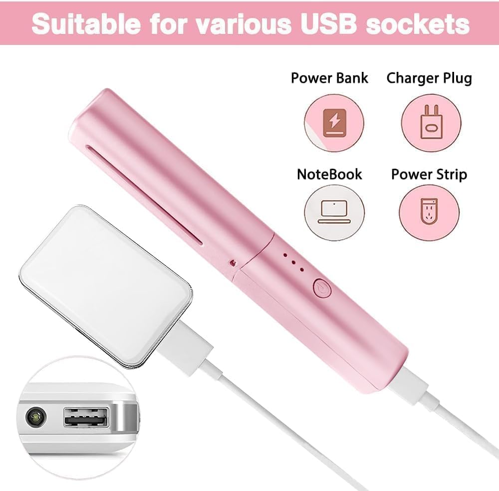 Mini Styler – Rechargeable Cordless Hair Straightener for Smooth Hair Anywhere