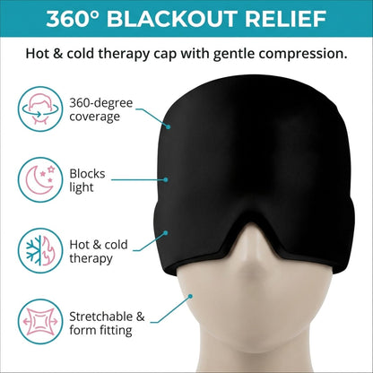 CalmCap™ Relief – Cooling Therapy Cap for Headache, Migraine & Stress Relief