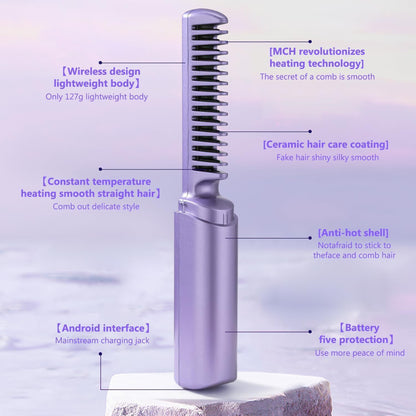 Mini Styler – Rechargeable Cordless Hair Straightener for Smooth Hair Anywhere
