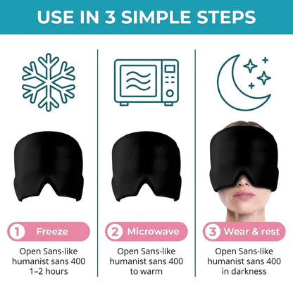 CalmCap™ Relief – Cooling Therapy Cap for Headache, Migraine & Stress Relief