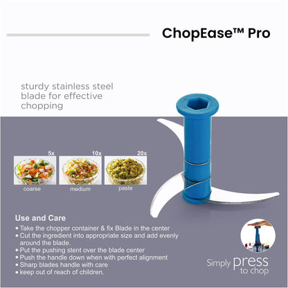 ChopEase™ Pro – Hand Press Vegetable & Fruit Chopper for Fast, Effortless Meal Prep
