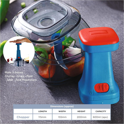 ChopEase™ Pro – Hand Press Vegetable & Fruit Chopper for Fast, Effortless Meal Prep